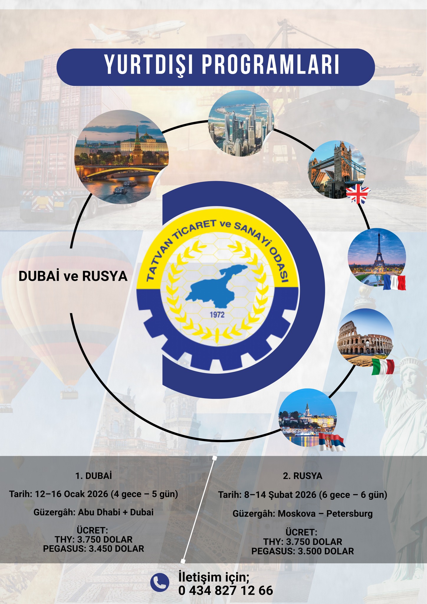 YURTDIŞI PROGRAMLARI HK. DUYURU