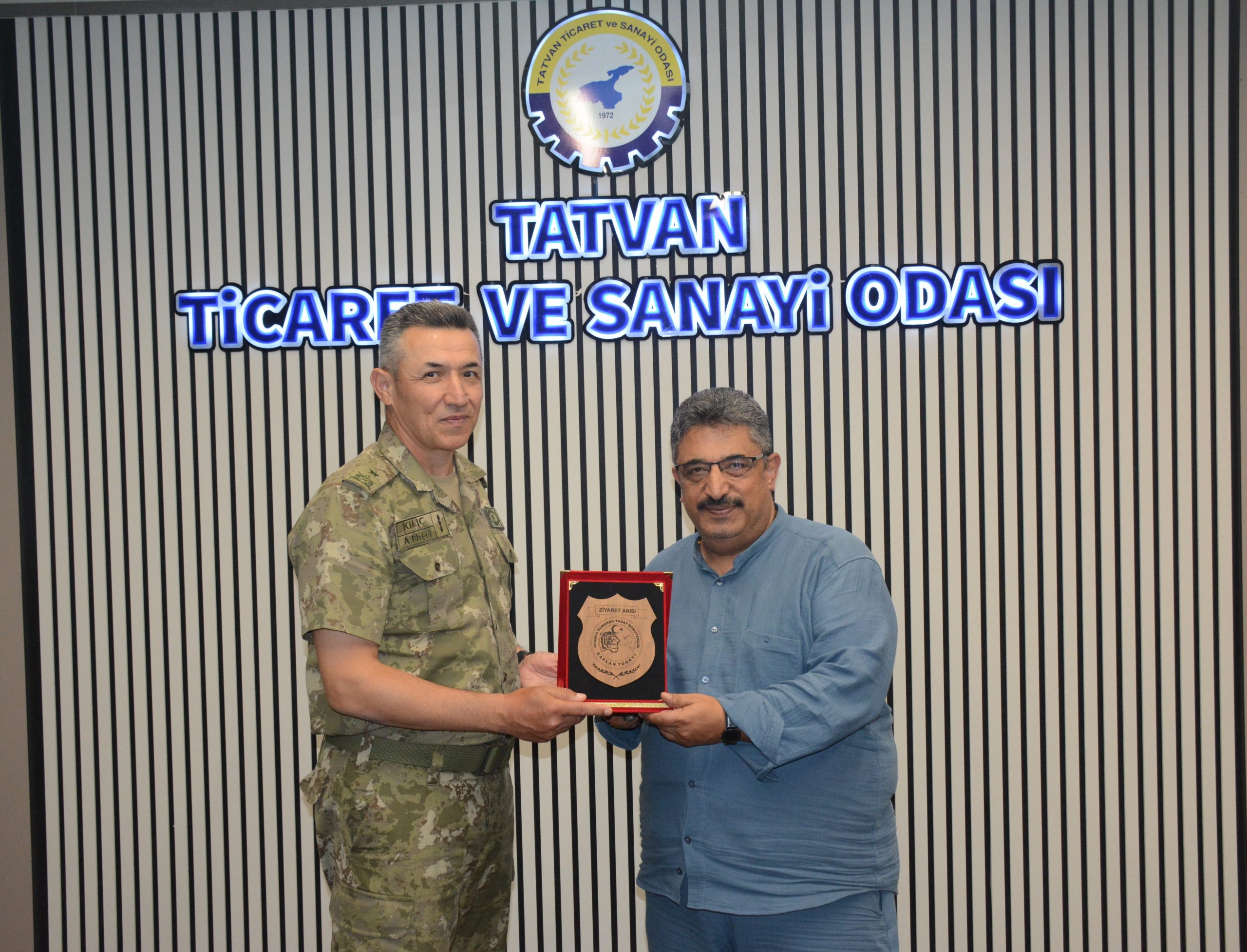 10. Komando Tugay Komutanı Tuğgeneral Tahir Kılıç’tan Odamıza Nezaket Ziyareti
